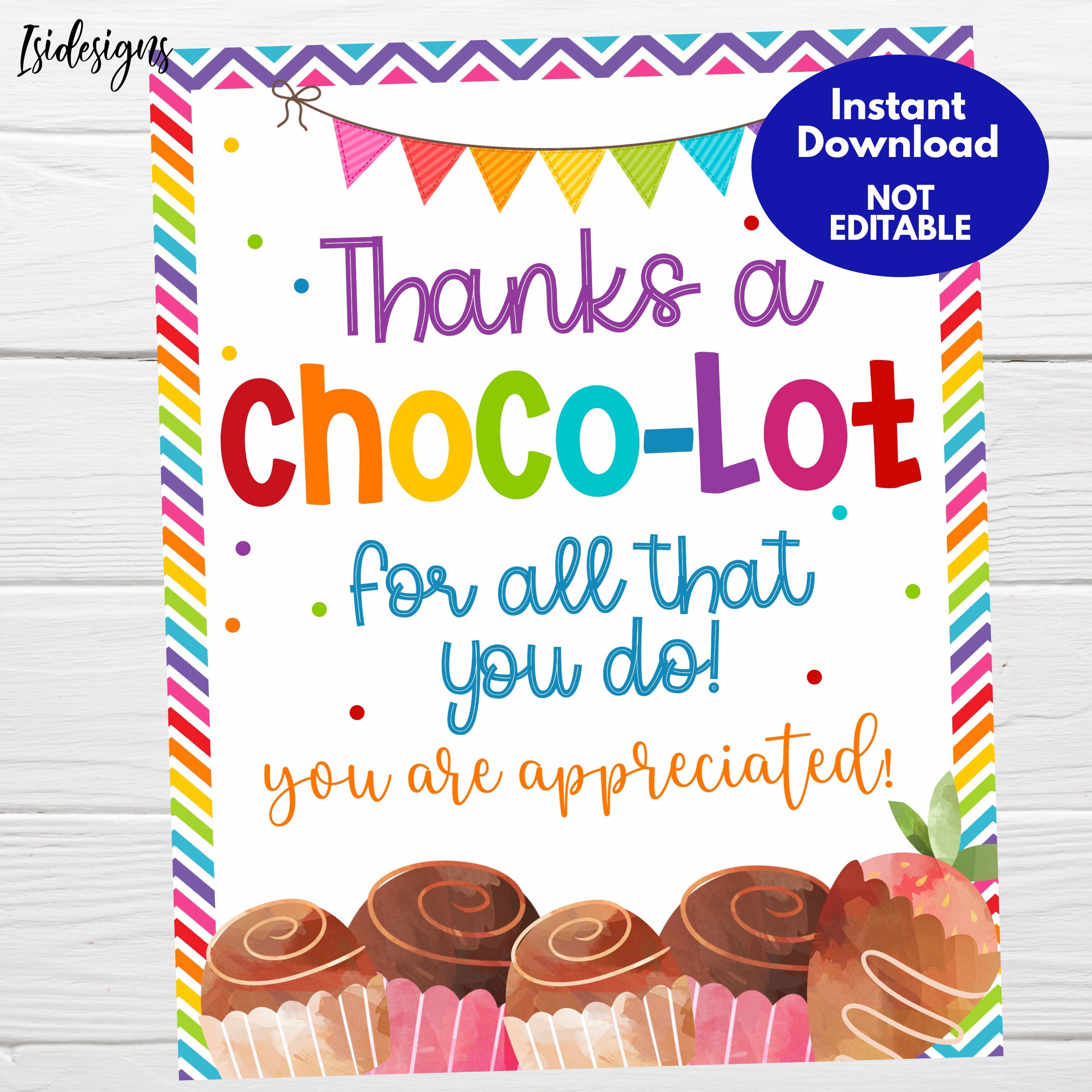 Chocolate Appreciation Week Sign, Teacher Staff Employee Hospital Nurse ...