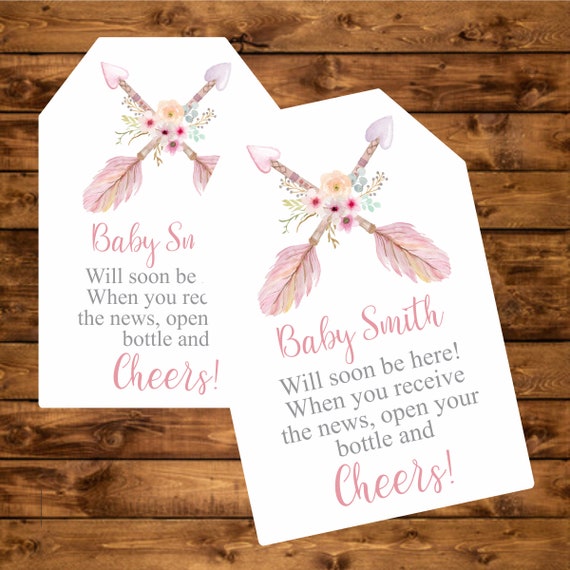 baby shower tags