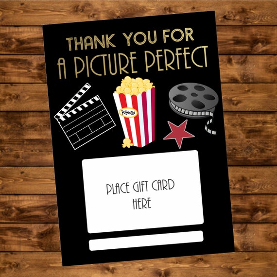 Movie Theater Gift Card Holder Instant Download Last Minute Etsy Movie Theater Gift Card Holder Instant Download Last Minute Etsy