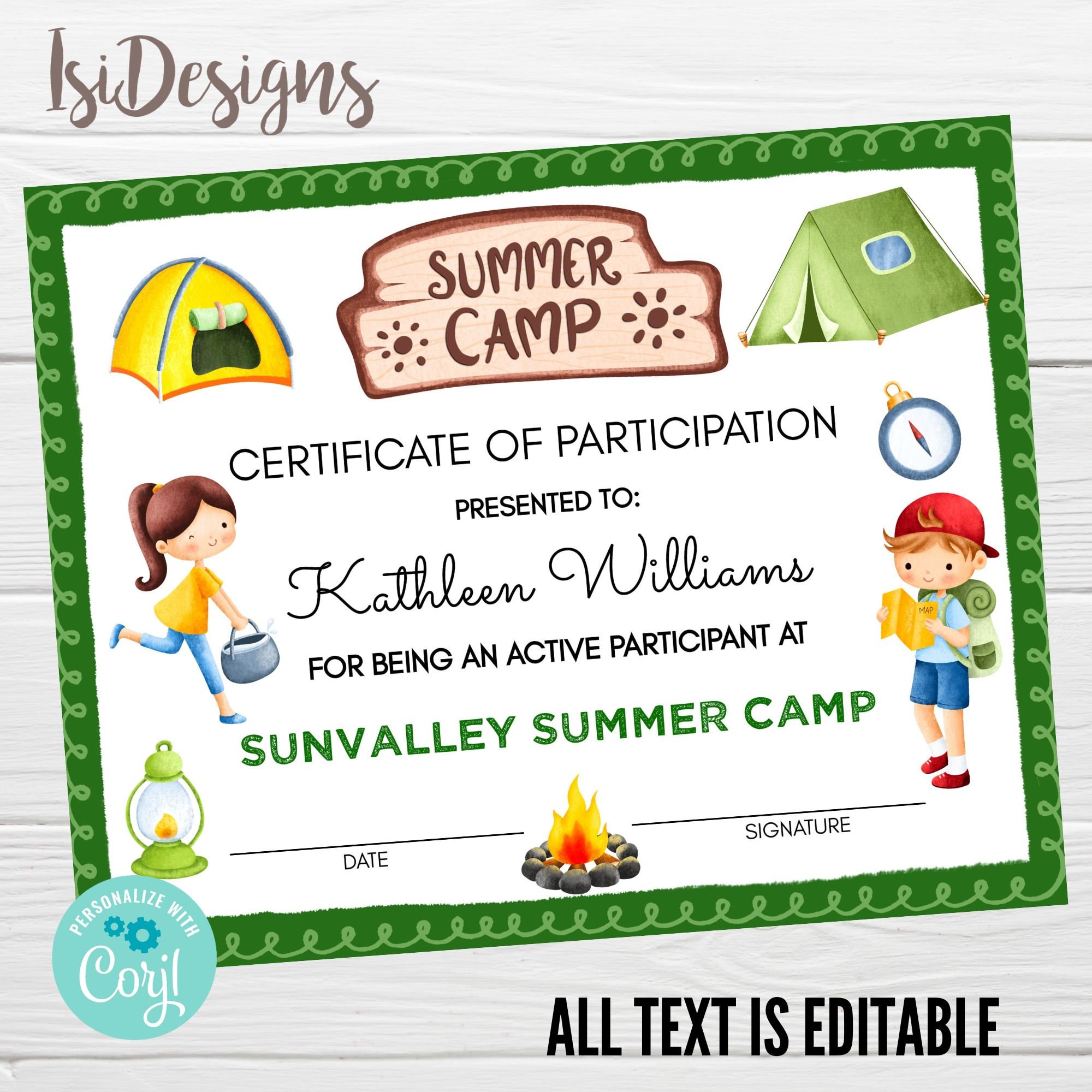 summer-camp-editable-certificate-kid-s-summer-printable-template-certificate-of-participation-summer-camp-awards-digital-download-etsy
