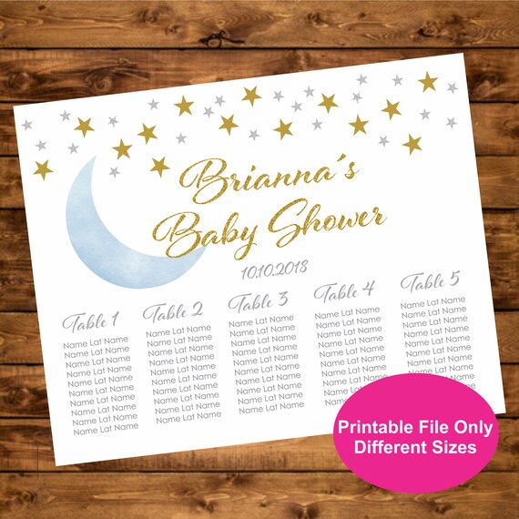 Seating Chart Ideas For Baby Shower