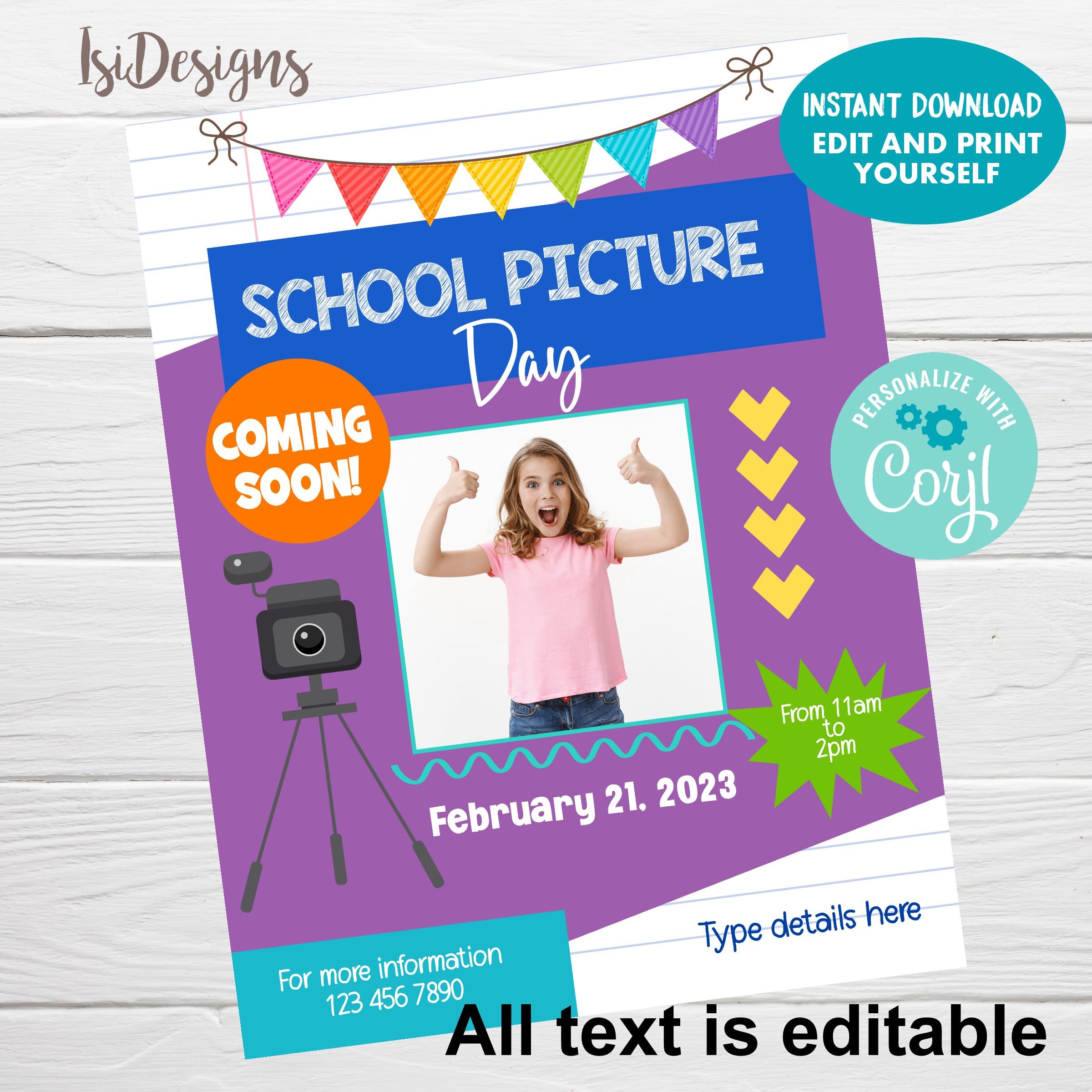 School Picture Day Flyer