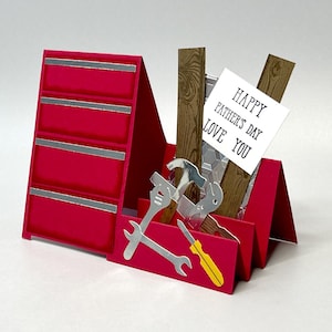 Handgefertigte Stampin' Up! Vatertags-Tischler's Toolbox Card