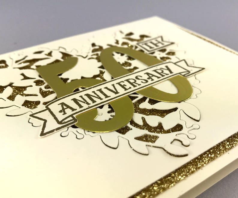 Handmade Stampin' Up 50th Wedding Anniversary Card image 2