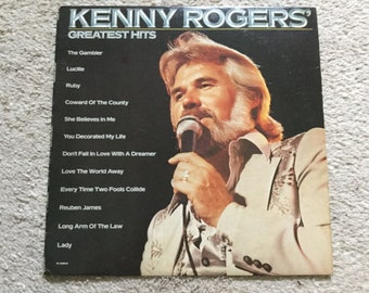 Kenny Rogers - Greatest Hits - 1980 Vinyl Record LP