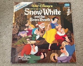 Snow White And The Seven Dwarfs - 1980 Vinyl Record LP