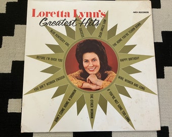 Loretta Lynn - Greatest Hits - 1968 Vinyl Record LP