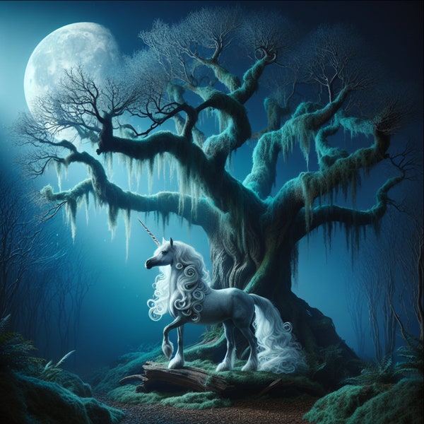 MOUSE PAD Unicorn under Tree Computer Mousepad NEW mat mouse pad rectangle desk mat mystic unicorn mouse pad