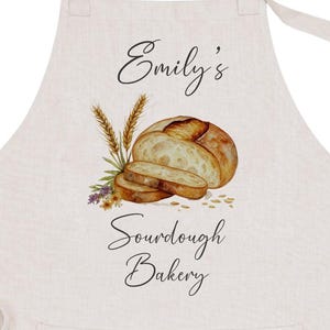 CUSTOM APRON, Sourdough Bread Tea Towel, Personalized Apron, Oven mitt Kitchen Gift, Bread bag, Homestead Christmas, Grandma Gift, For Baker