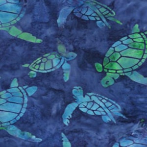 Blue Sea Turtles Mouse Pad: Polyester Cloth Computer Mat
