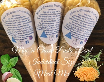 Macaroni and Cheese Meal Mix - Mac and Cheese Dinner, Macaroni Pasta Bowl, Creamy Mac and Cheese Pasta Meals, Food Gifts, Stocking Stuffers