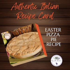 Receita de torta de pizza italiana de Páscoa - Torta de carne italiana, receita autêntica, torta de carne de Páscoa, torta de carne e queijo, pizza rústica, baixar PDF