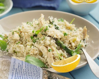 Greek Lemon Chicken Risotto Meal Mix | Mediterranean Inspired Weeknight Dinner, Gluten-Free (Serves 4-6)