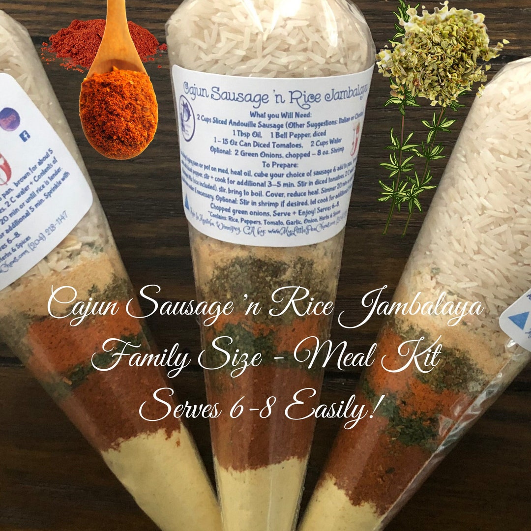 New Orleans Style Jambalaya Meal Mix Family Size Packaged Meal Kit Mix