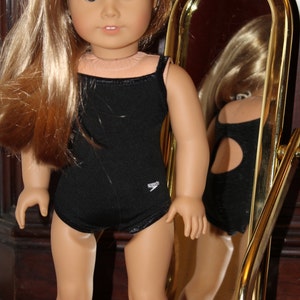 Speedo Racing Swim Suit for American Girl or 18 inch Doll /Swimming Suit