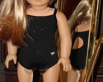 Speedo Racing Swim Suit for American Girl or 18 inch Doll /Swimming Suit