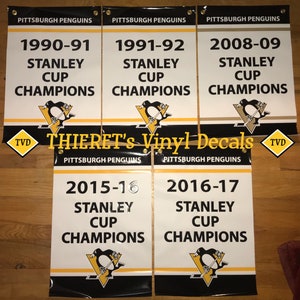A Stanley Cup Playoffs banner hangs from the top of American