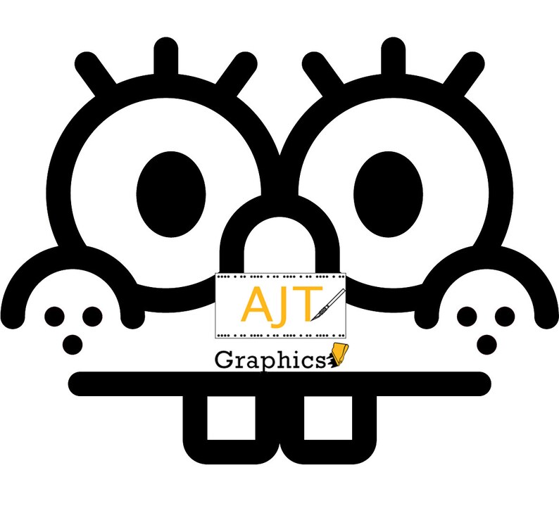 Spongebob Face Vinyl Car Decal, Laptop Decal Etsy