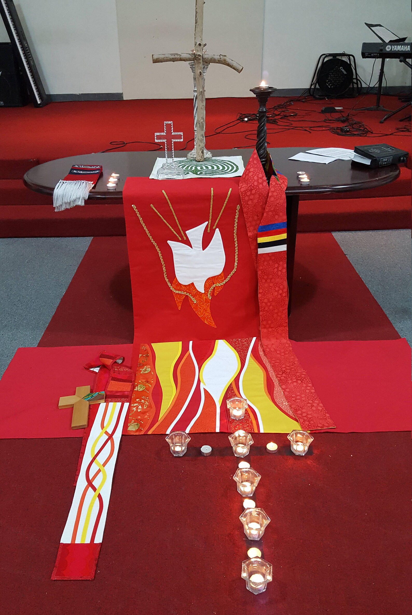 A Red Pulpit Scarf | Etsy