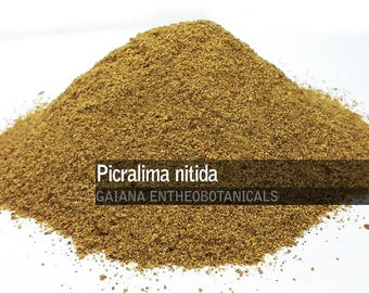 Semillas de Akuamma en polvo, Picralima nitida, Semillas de Akuamma 100% en polvo, Hierba tradicional africana
