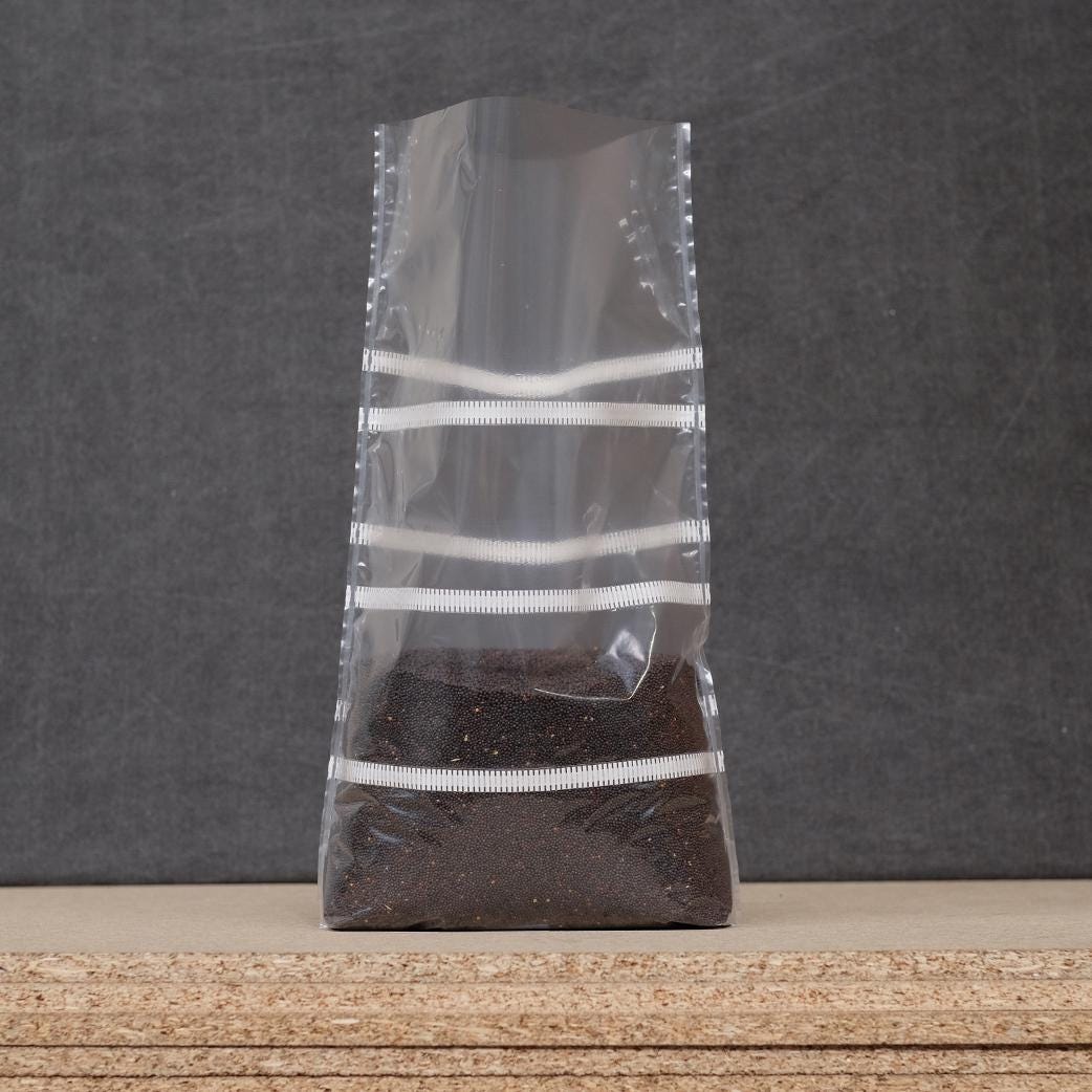 Mushroom Grow Bag, Large 33x49cm SacO2 Microsac High Quality Spawn Bags For Growing Mushrooms at Home *FREE SHIPPING* Mushroom Filterbags