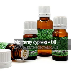 Etherische olie van montereycipres, 100% pure cupressus macrocarpa hoogwaardige stoomgedistilleerde premium etherische olie GRATIS VERZENDING