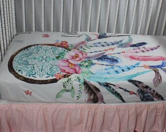 Traumfanger Baby Bettwasche Baby Girl Boho Bettwasche Etsy