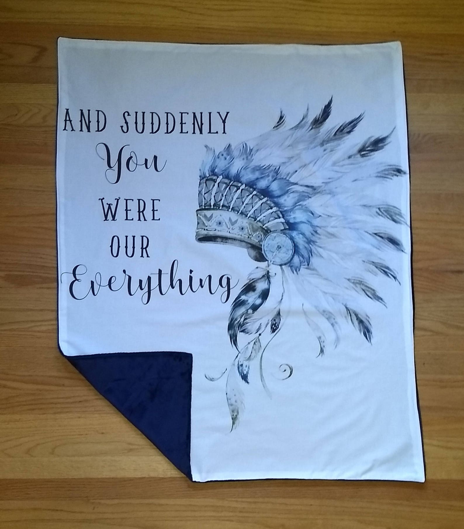 Tribal Baby Boy Blanket Boho Chic Tribal Baby Blanket Indian Etsy