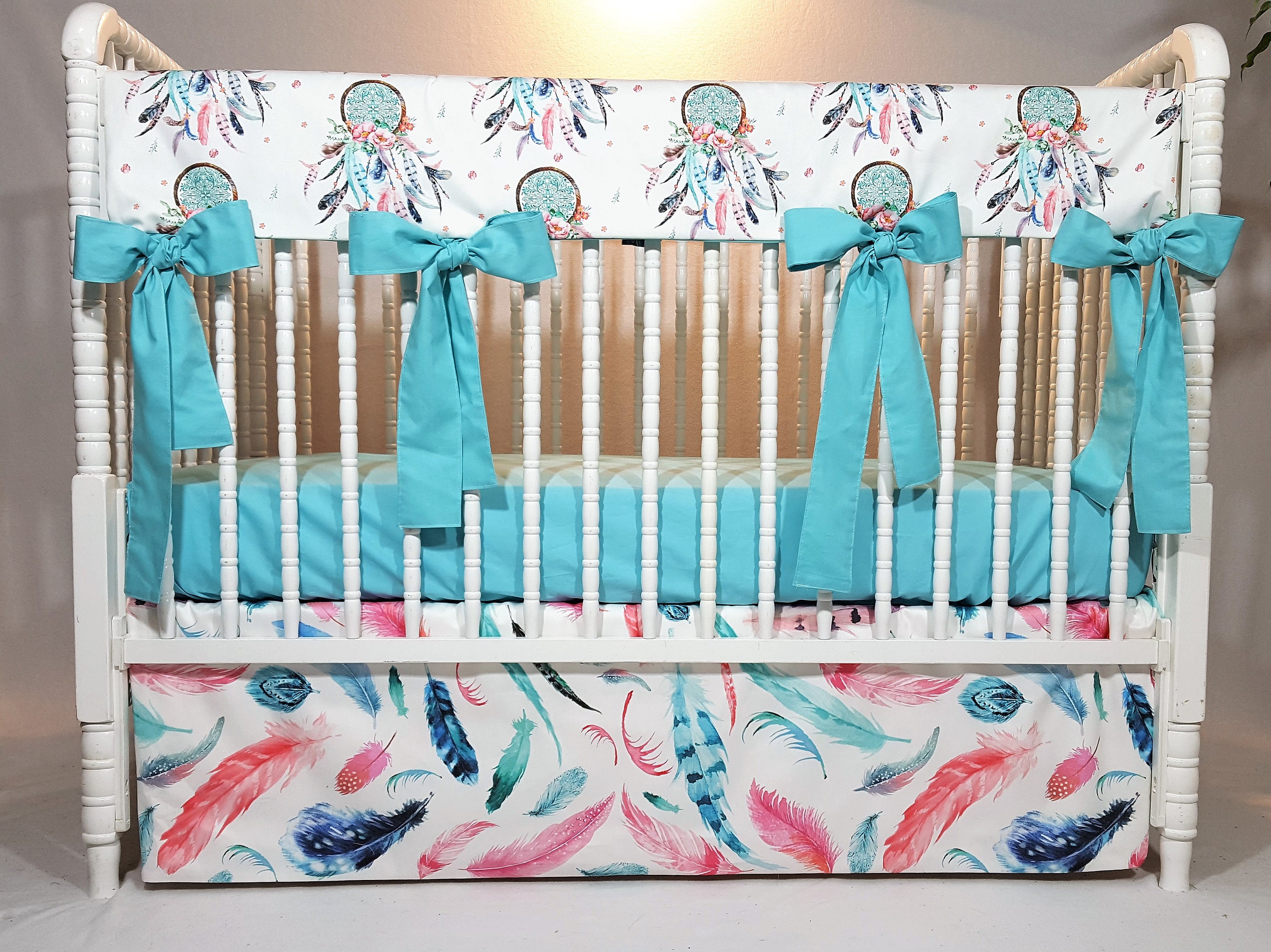 Cot Bedding Dream Catcher Baby Girl Bedding Purple Dreamcatcher