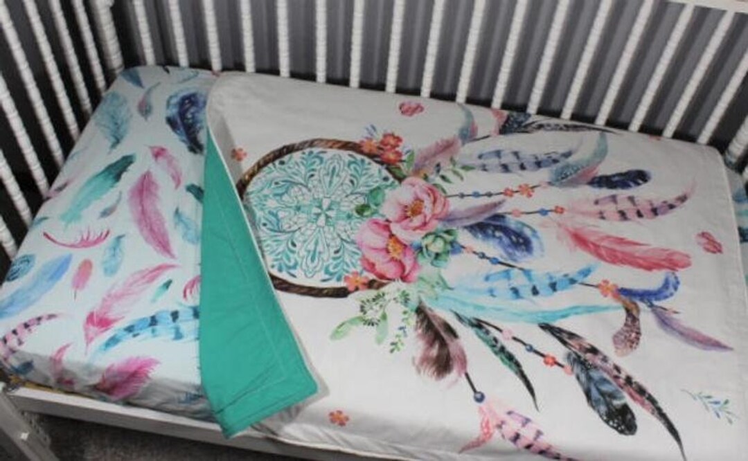 Boho Watercolor Dream Catcher Baby Blanket Dreamcatcher Toddler