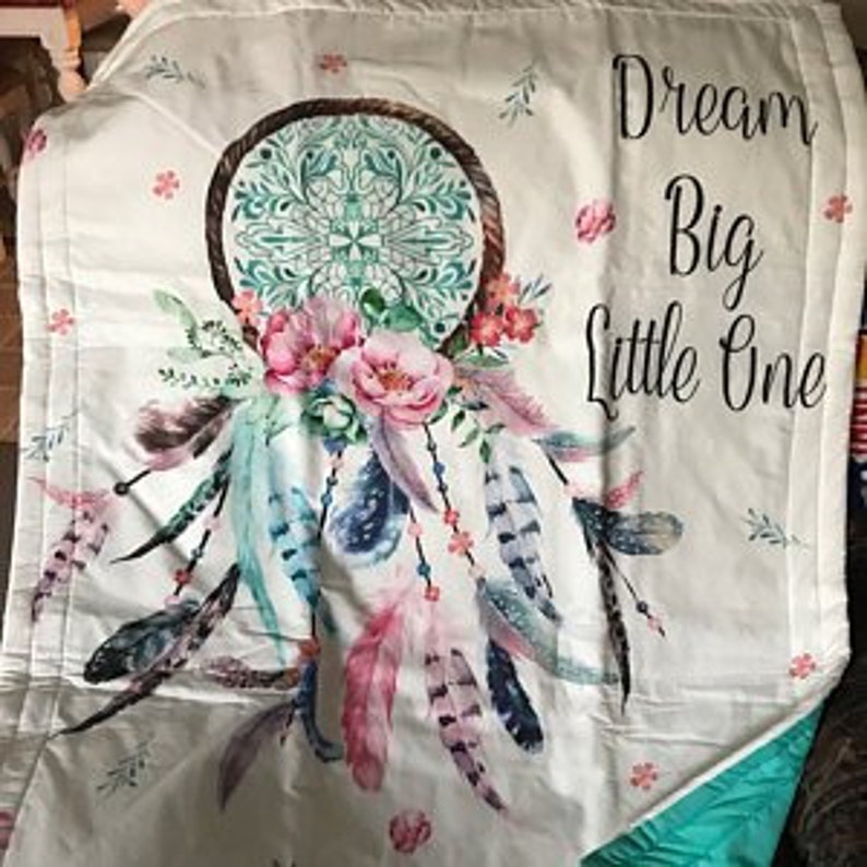 Dream catcher Baby Blanket Dream Big Little One Etsy