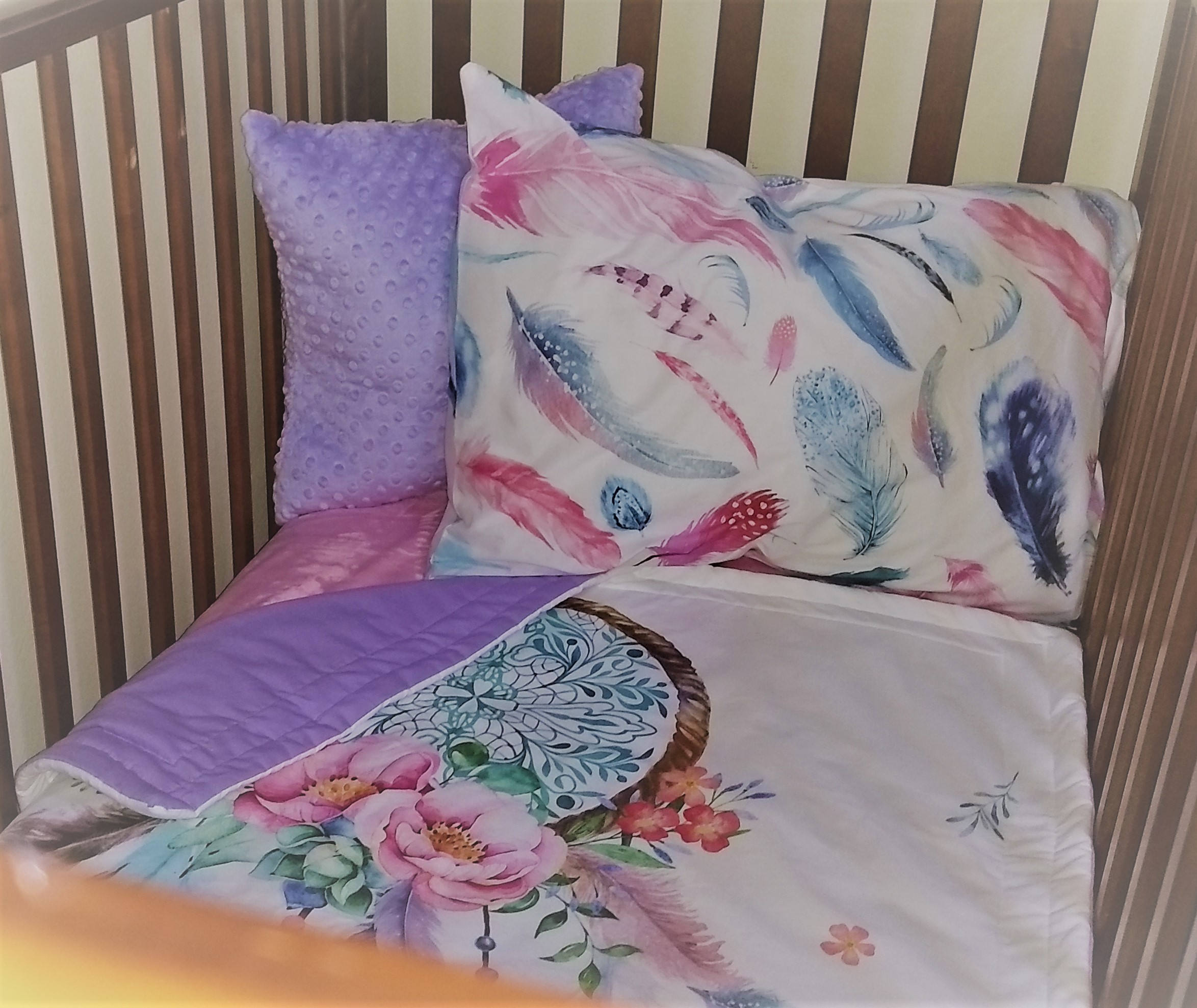 baby girl dream catcher bedding