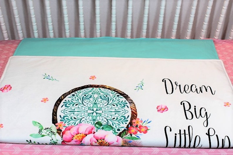 Dream catcher Baby Blanket Dream Big Little One Etsy