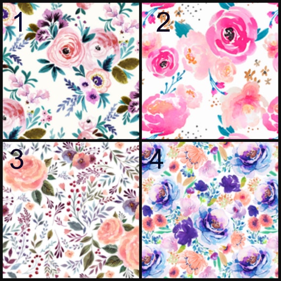 baby girl bedding floral