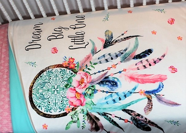dream catcher baby blanket