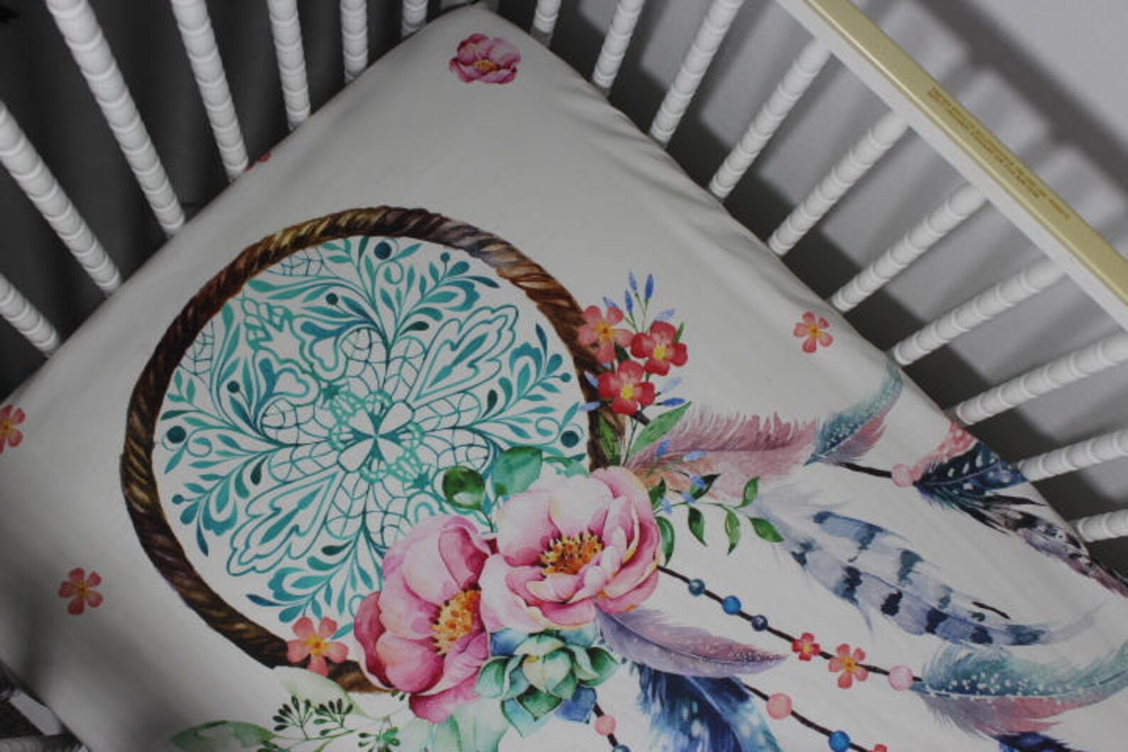 Dream Catcher Baby Bedding Dream Catcher Fitted Crib Sheet Etsy