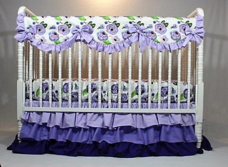 lavender crib