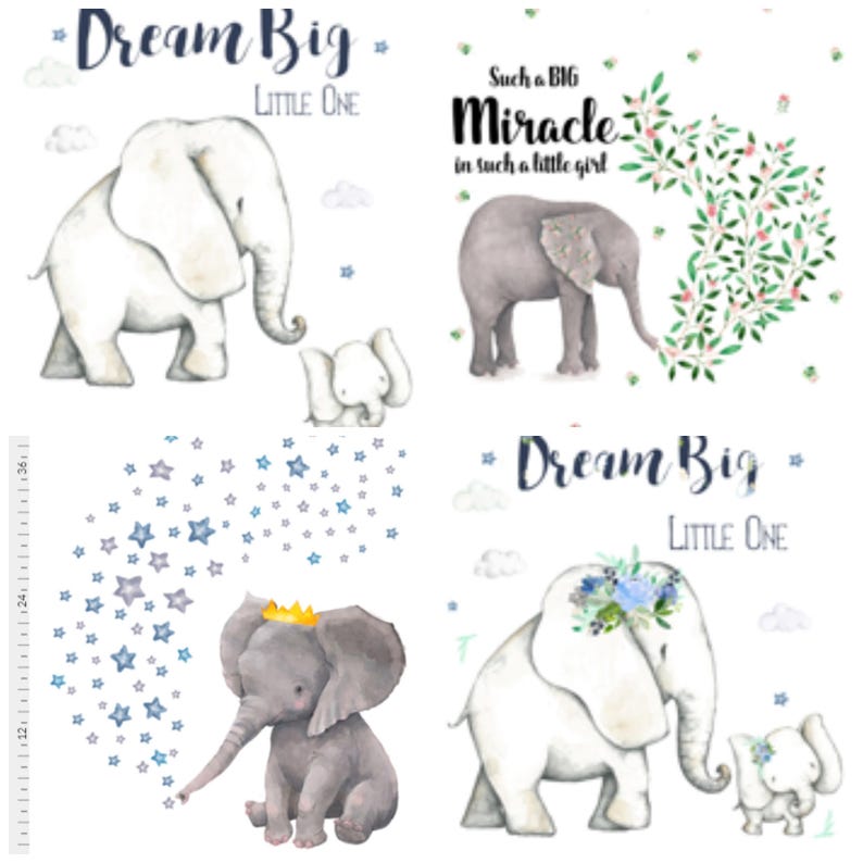 Download Elephant Baby Girl Bedding Elephant Baby Boy Bedding Elephant Nursery Dream Big Little One Elephant Blanket Miracle Quote Baby Elephant Baby Blankets Blankets Throws