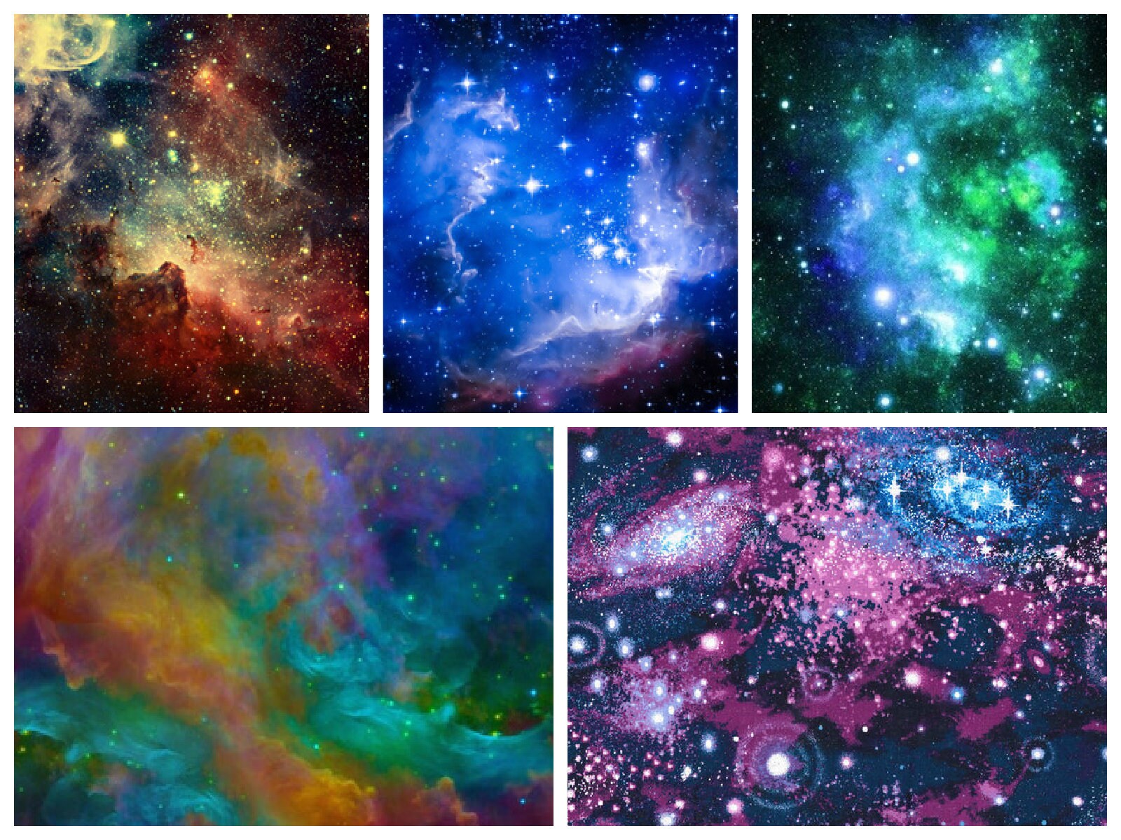 outer space baby bedding