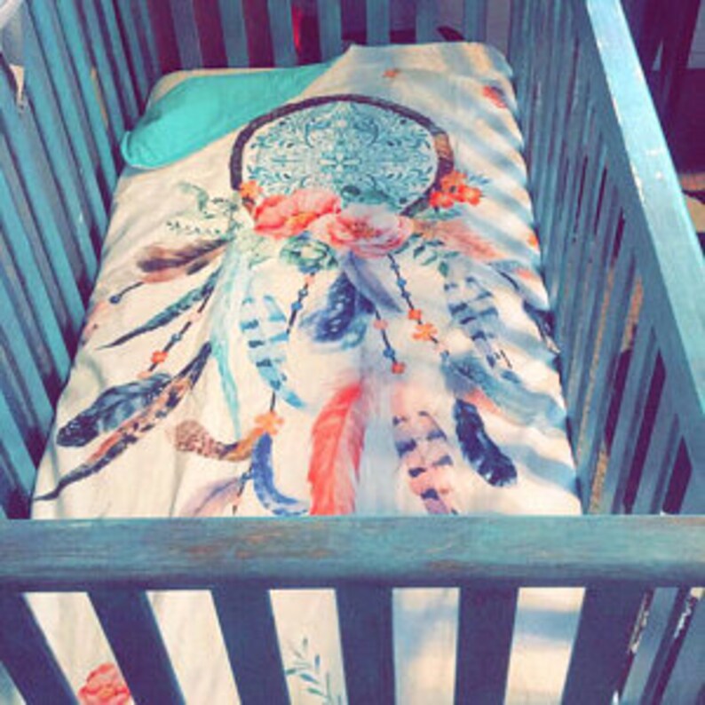Dream Catcher Baby Bedding Baby Girl Boho Bedding Dream Etsy