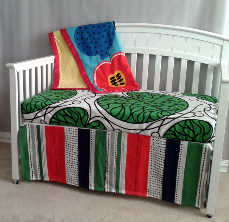 Marimekko Modern Baby Bedding Gender Neutral Fitted Crib Image 0