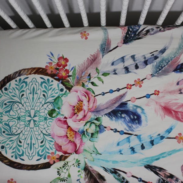 Aqua Crib Bedding Etsy