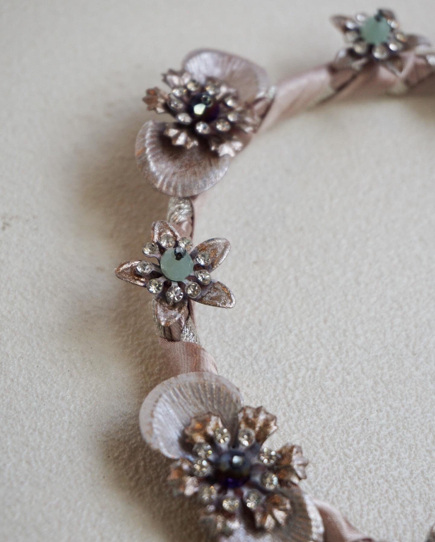 Baroque Style Bridal Tiara, Vintage Bridal Accessories, Bronze Crystal ...