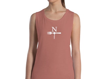 Camiseta sin mangas para mujer de North Fork