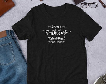 Camiseta unisex de manga corta con gráfico North Fork