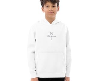 Sudadera con capucha unisex de forro polar para niños de North Fork