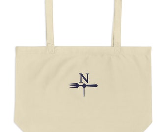 Bolso grande orgánico bordado North Fork
