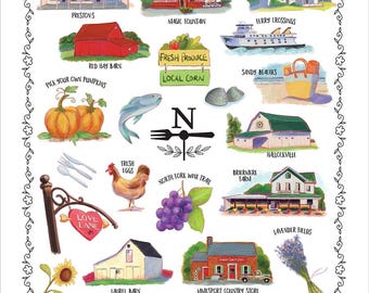 Impresión del punto de referencia de North Fork
