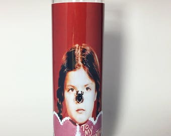 Wednesday addams valentine prayer Candle