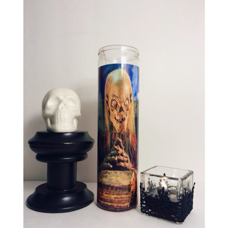 Tales from the Crypt Crypt Keeper Prayer Candle image 1